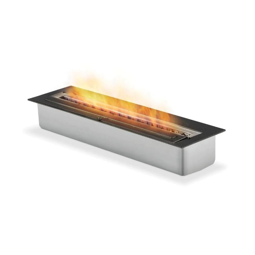 EcoSmart Fire XL 700 28 Inch Ethanol Fireplace Burner Angled View - Black