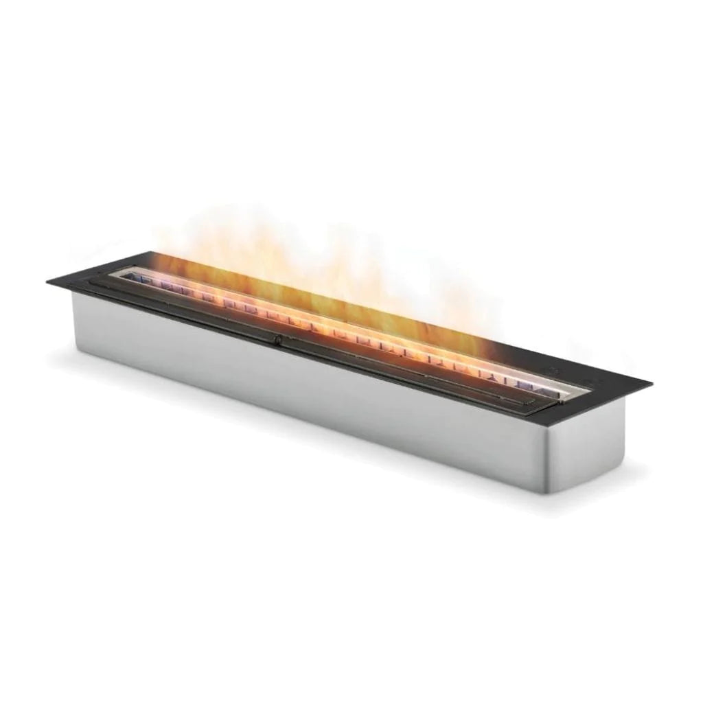 EcoSmart Fire XL 900 36 Inch Ethanol Fireplace Burner Angled View - Black