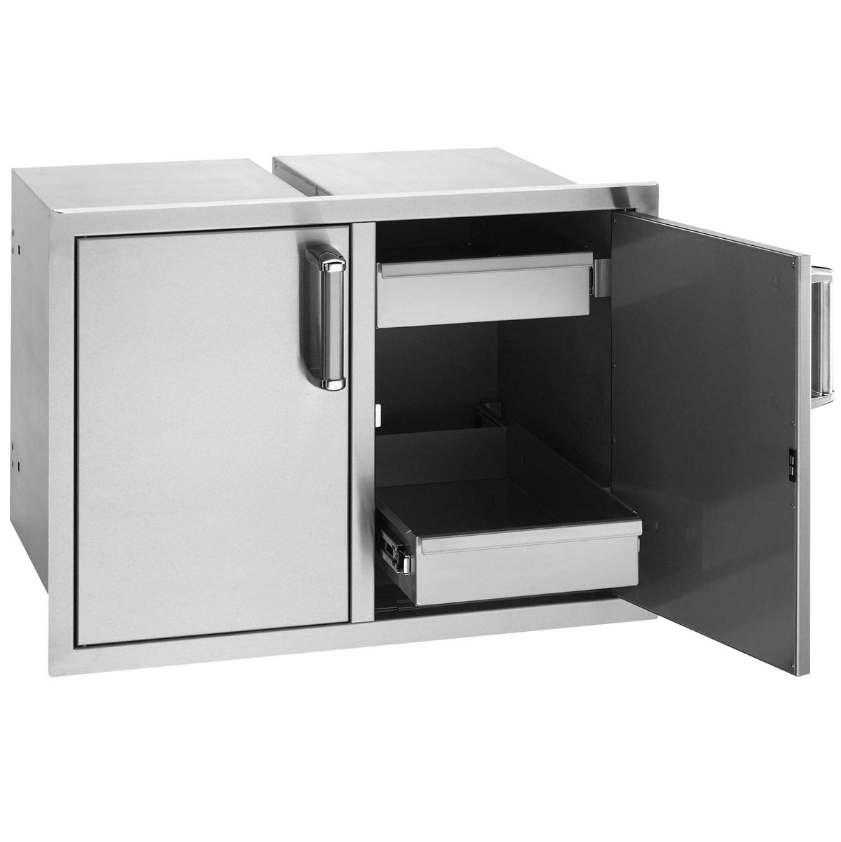 Fire Magic Premium Flush 30 Inch Enclosed Cabinet Storage With Drawers