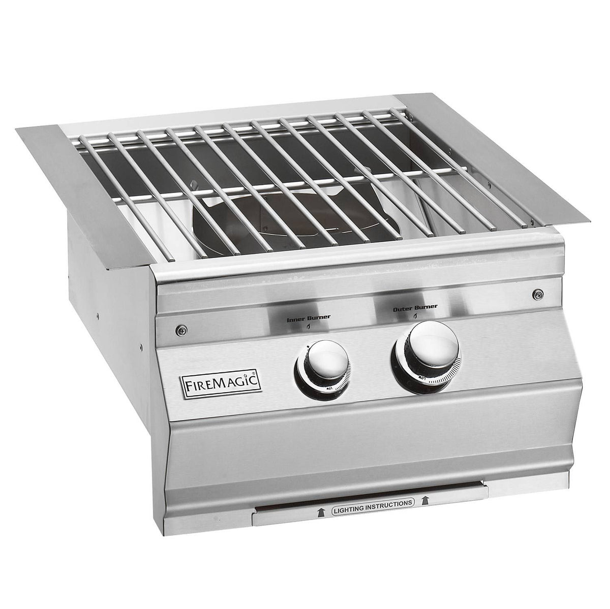 Fire Magic 19 Inch Built-In Power Burner with Stainless Steel Grids