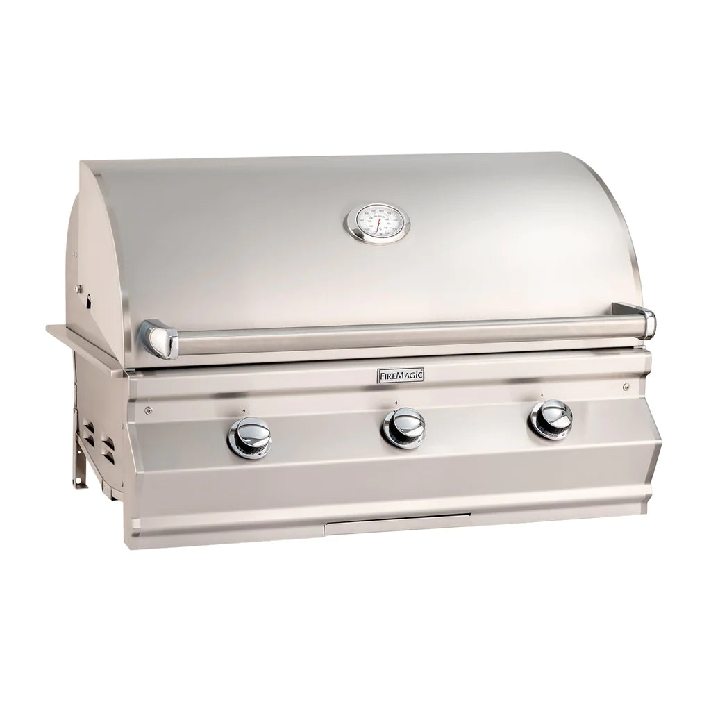 Fire Magic Choice 36 Inch 3 Burner Built-In Gas Grill with Analog Thermometer