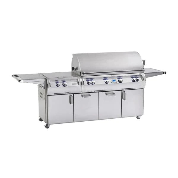 Fire Magic Echelon Diamond 48 Inch 4 Burner Freestanding Gas Grill with Rotisserie and Digital Thermometer