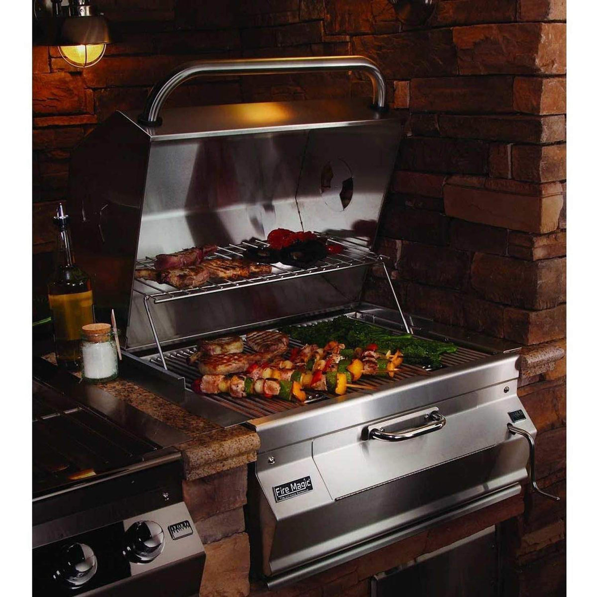 Fire Magic Legacy 24 Inch Built-In Charcoal Grill