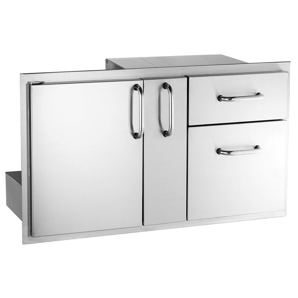 Fire Magic Select 30 Inch Access Door with Platter Storage and Double Drawers