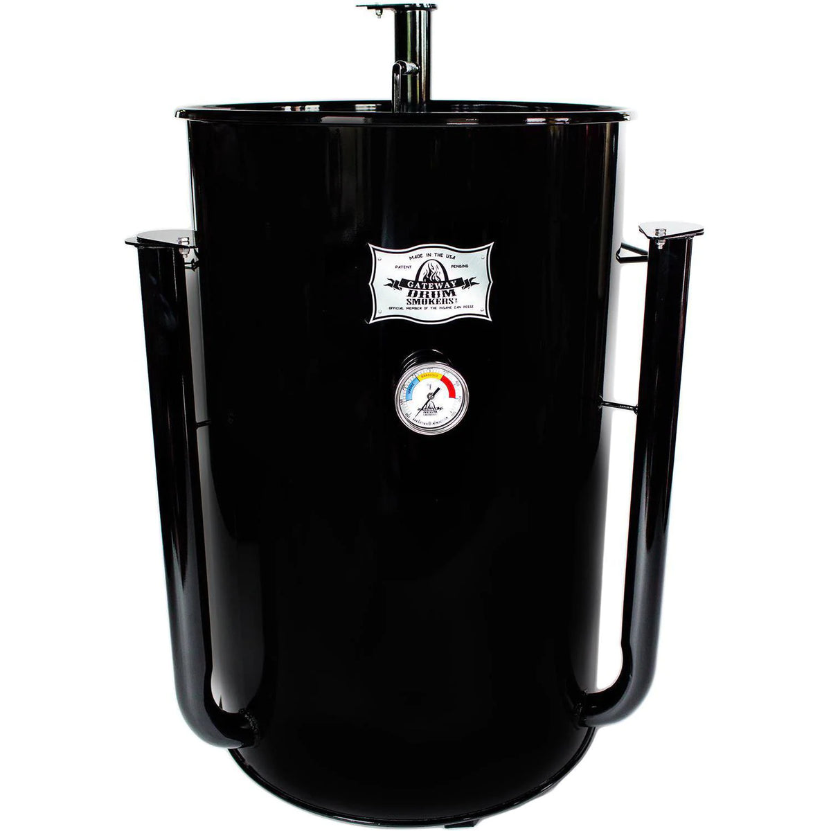 Gateway Drum Smokers 55111 55 Gallon Charcoal BBQ Smoker - Black
