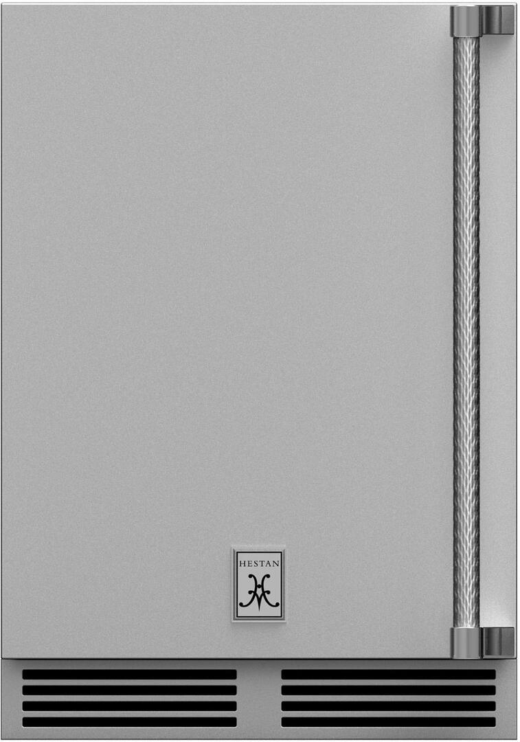 Hestan 24-Inch Outdoor Rated with Solid Door Compact Refrigerator