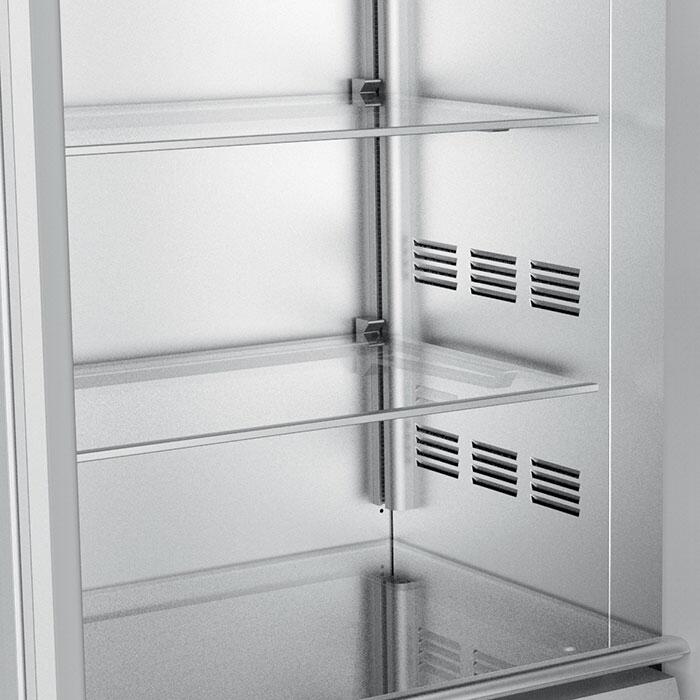 Hestan 24 Inch Refrigerator Column with Overlay Panel Interior