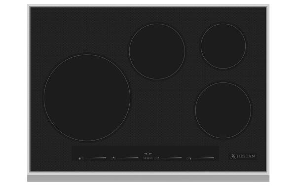 Hestan 30 Inch Electric Induction Cooktop Top View