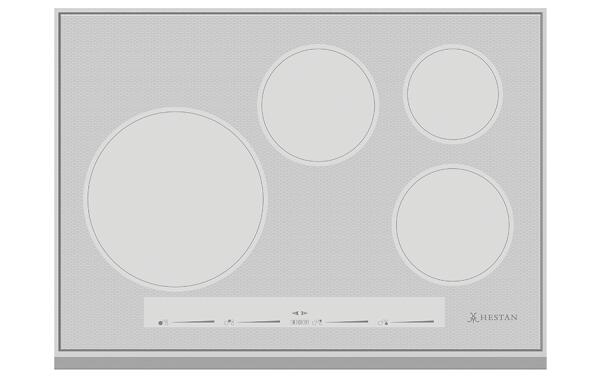 Hestan 30 Inch Electric Induction Cooktop Metallic Silver