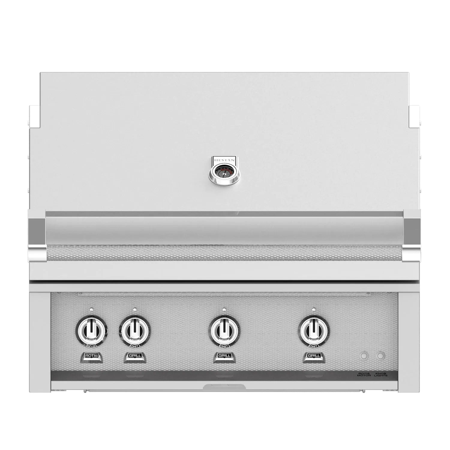 Hestan 36-Inch Built-In Gas Grill with All Infrared Burners and Rotisserie