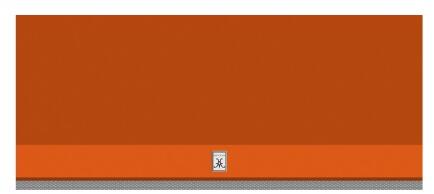 Hestan 48-Inch Outdoor Ventilation Hood Front View Orange