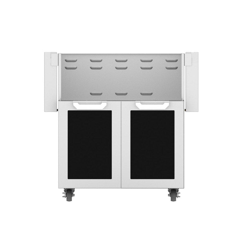 Hestan Double Door Tower Cart For 30-Inch Gas Grill in black color