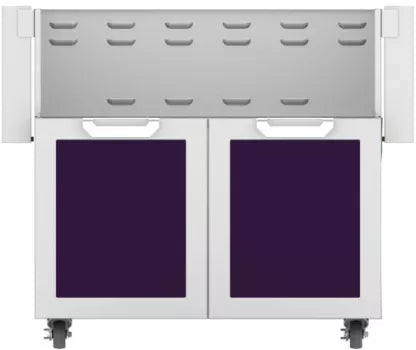 Hestan Double Door Tower Cart For 36-Inch Gas Grill Purple