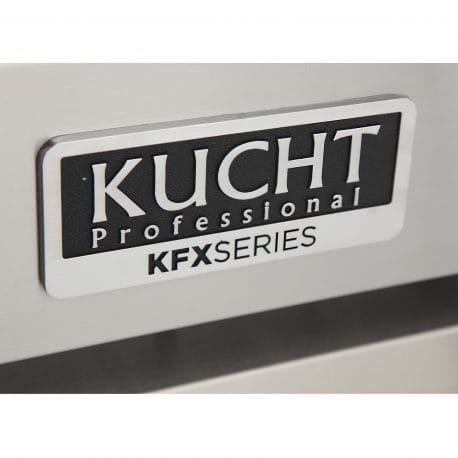 Kucht Professional 36 Inch Single Oven Gas Range in stainless steel.