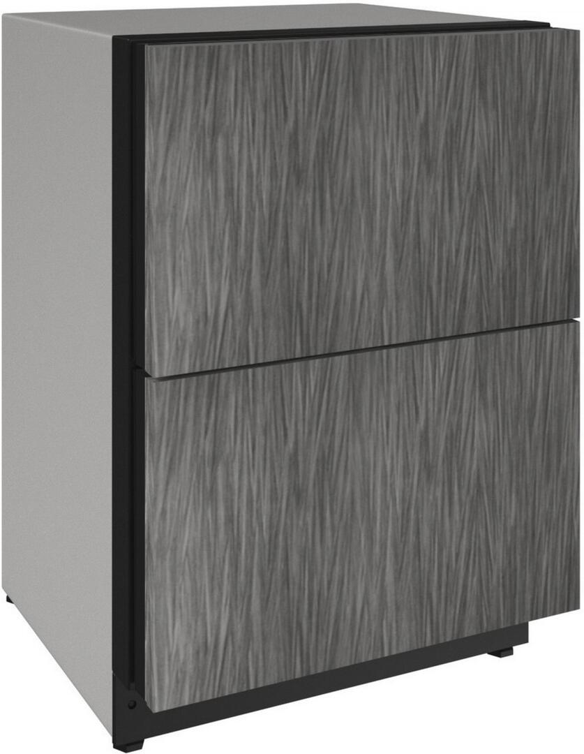 Main Image, Custom Panel Not Included, U-2224DWRINT-00A 24" Drawer Refrigerator with 4.9 cu. ft. Capacity, Digital Touch Pad Control, Black Interior with LED Lighting, in Panel ready