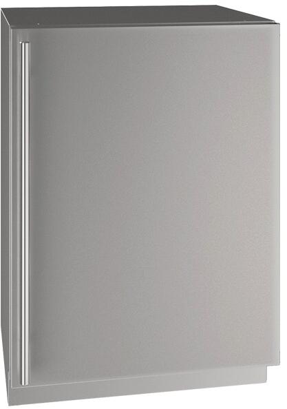 Main Image, UHRE524-SS81A 24&quot; 5 Class Compact Refrigerator with Solid Door, BrightShield Antimicrobial Lighting, 5.2 cu. ft. Capacity, and 3 Slide &amp; Secure Bins Reversible Hinge in Stainless Steel