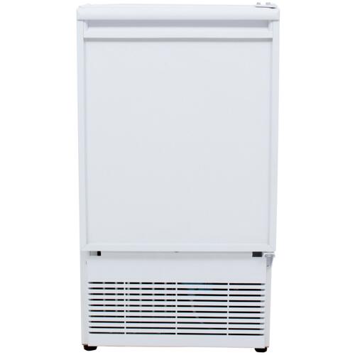 White, U-BI98W-00A 15&quot; Ice Maker with Energy Efficiency, 25 lbs. of Daily Production/Storage, Field Reversible Door, Crescent Ice Shape and ADA Compliance, in White, 2