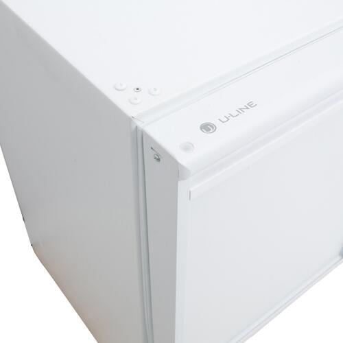 White, U-BI98W-00A 15&quot; Ice Maker with Energy Efficiency, 25 lbs. of Daily Production/Storage, Field Reversible Door, Crescent Ice Shape and ADA Compliance, in White, 3