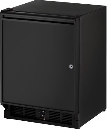 Main Image, U-29RB-15A 21&quot; ADA Series Energy Star, ADA Compliant Compact Refrigerator with 3.3 cu. ft. Capacity, Built In or Freestanding, Door Shelves, Mechanical Dial Temperature Control and Door Lock: Black with Left Hinge