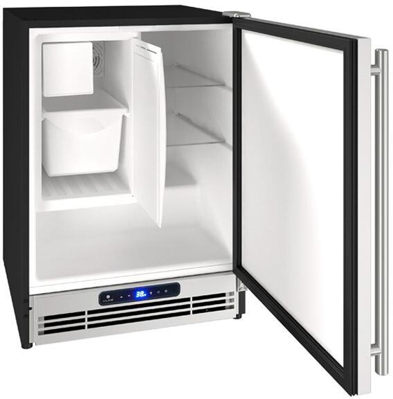 Interior, UARI121-BS01A 21&quot; ADA Collection Compact Refrigerator with 2.1 cu. ft. Capacity, Ice Maker, Freezer Compartment, Frost Free Operation and Reversible Hinge in Black, 3
