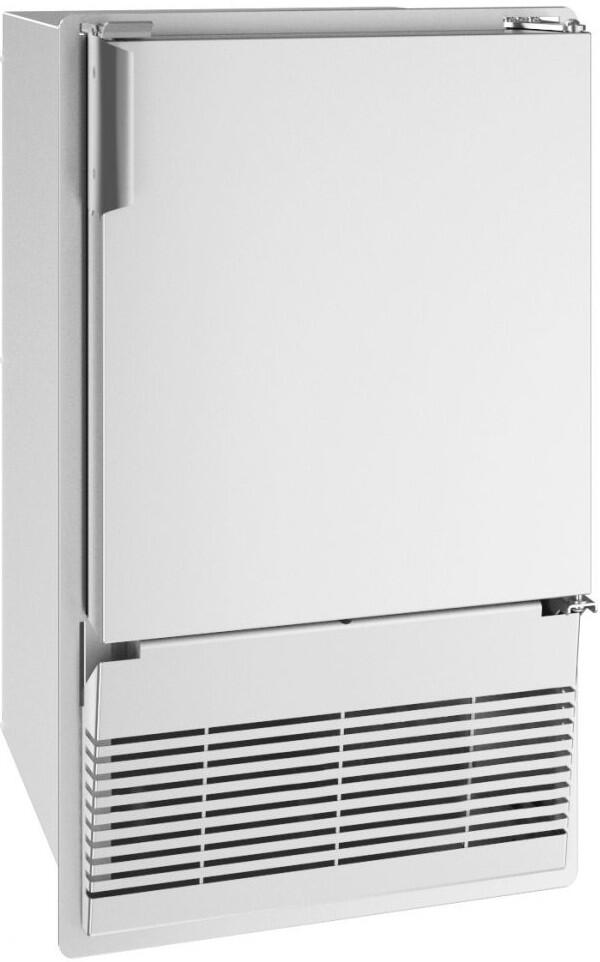 Main Image, UMCR014-WC01A 14&quot; Marine Crescent Ice Maker with 23 lbs. Daily Ice Production, 12 lbs. Storage Capacity, Flange Flush to Cabinet, Reversible Hinge and 115 Volts in White
