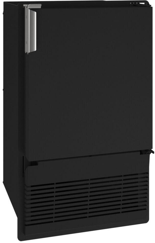 Main Image, UMCR014-BC01A 14&quot; Marine Crescent Ice Maker with 23 lbs. Daily Ice Production, 12 lbs. Storage Capacity, Flange Flush to Cabinet, Reversible Hinge and 115 Volts in Black