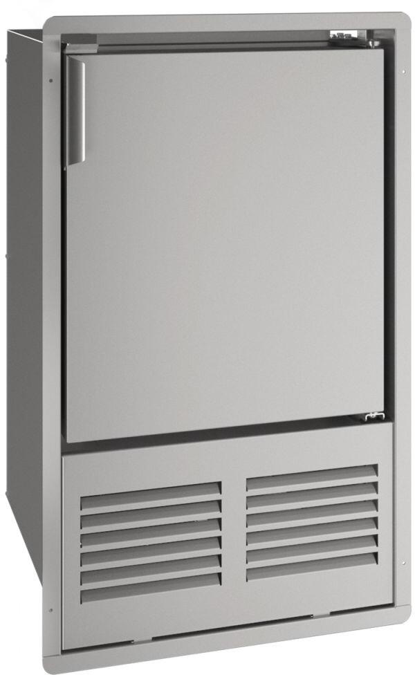 Main Image, UMCR014-SD02A 14&quot; Marine Crescent Ice Maker with 23 lbs. Daily Ice Production, 12 lbs. Storage Capacity, Flange Flush to Door, Reversible Hinge and 230 Volts in Stainless Steel