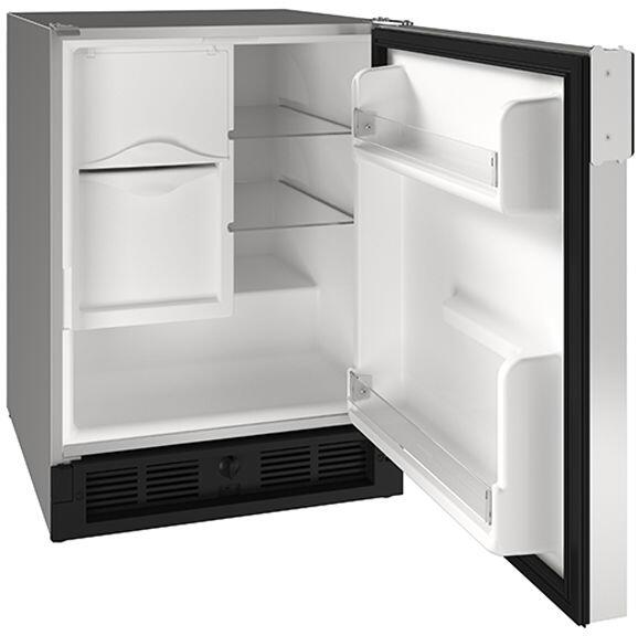 Interior, UMRI121-BS01A 21&quot; Marine Collection Compact Refrigerator with 2.1 cu. ft. Capacity, Door Storage, Ice Maker, Freezer Compartment, Reversible Hinge and 115 Volts in Black, 3