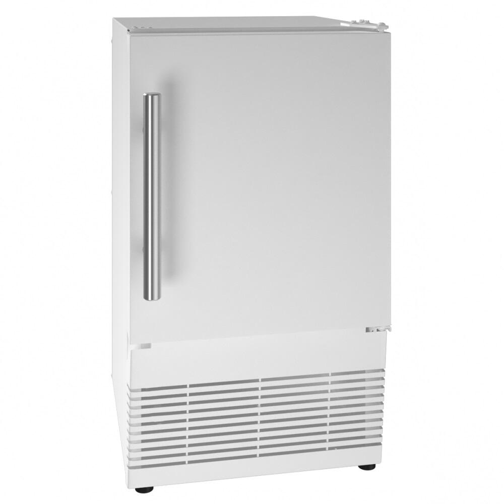 Main Image, UACR014-WS01A 14&quot; ADA Collection Crescent Ice Maker with 23 lbs. Daily Ice Production, 12 lbs. Storage Capacity, Reversible Hinge and 115 Volts in White