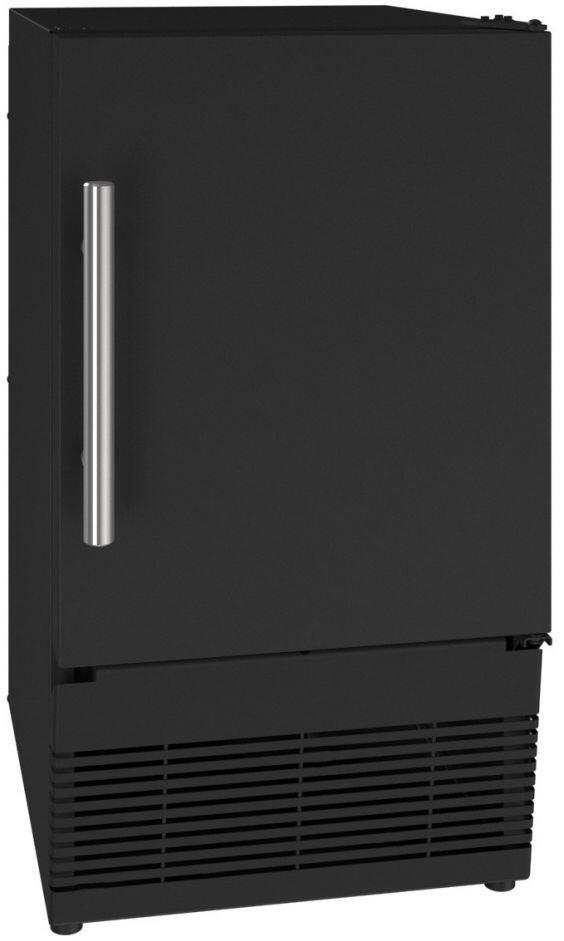 Main Image, UACR015-BS01A 15&quot; ADA Collection Crescent Ice Maker with 25 lbs. Daily Ice Production, 25 lbs. Storage Capacity, No Drain Required, Reversible Hinge and 115 Volts in Black