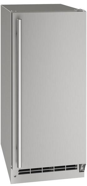 Main Image, UONB115-SS01B 15" Outdoor Series Ice Maker with 90 lbs. Daily Ice Production, 30 lbs. Storage Capacity, Digital Touch Pad Control and LED Lighting in Stainless Steel