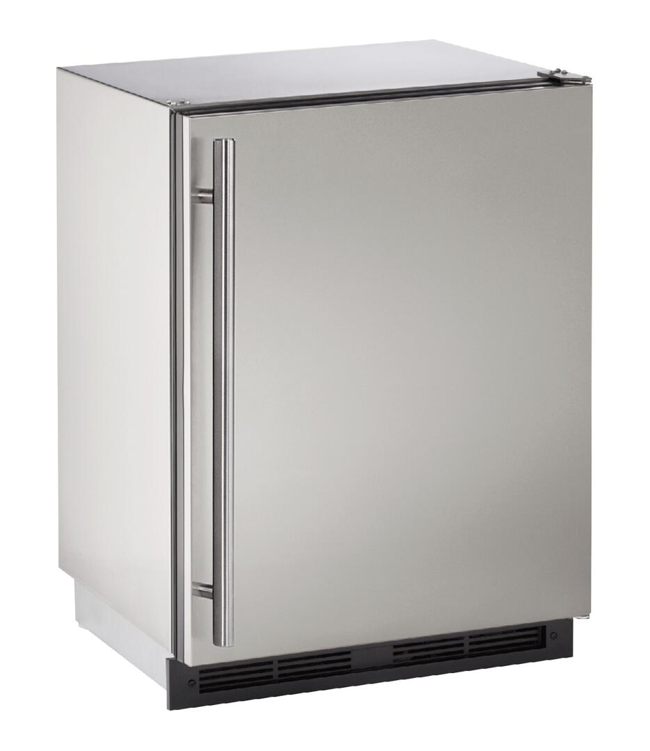 Main Image, UORE124-SS01A 24" Outdoor Series Solid Door Refrigerator with 5.4 cu. ft. Capacity, Convection Cooling System, LED Lighting, and Digital Touch Pad Control, in Stainless Steel