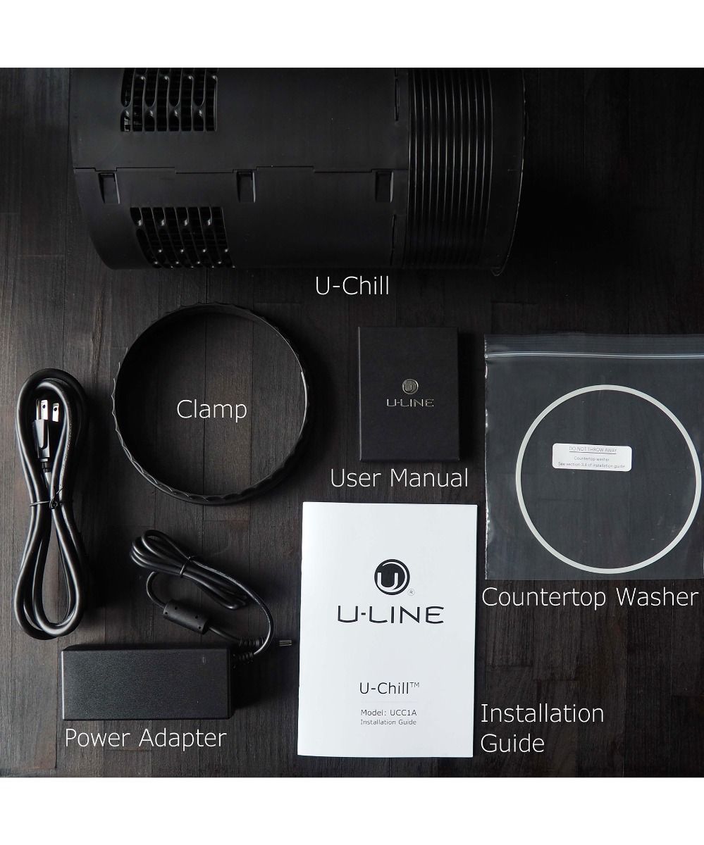 U-Line U-Chill In-Counter Cooling Cylinder with Smart-Touch Crown