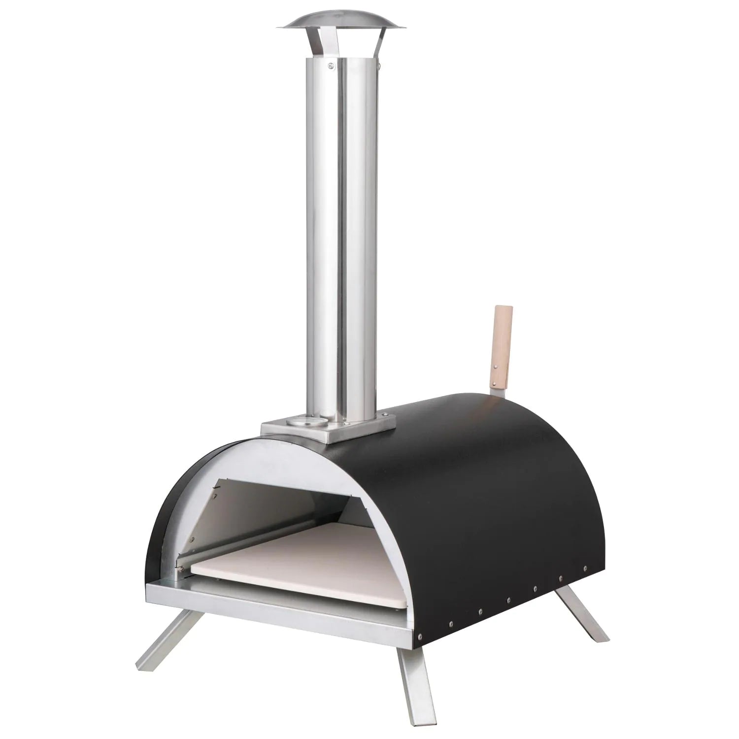 WPPO Le Peppe Portable Wood Fired Pizza Oven Oven Door removed