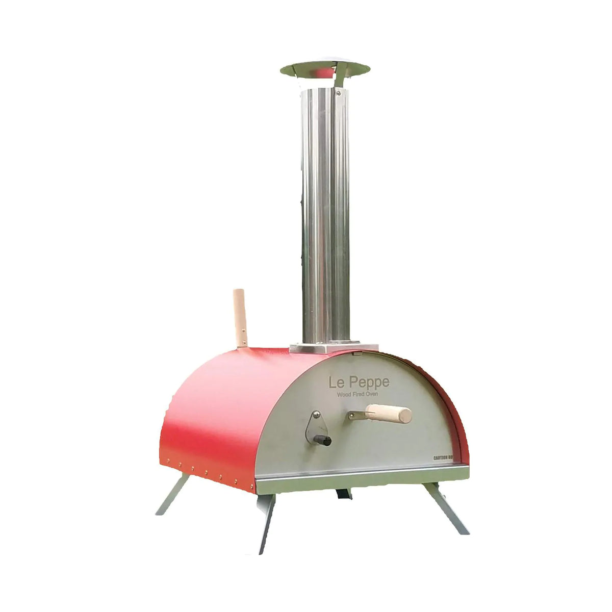 WPPO Le Peppe Portable Wood Fired Pizza Oven in Red Color