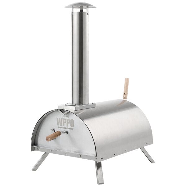WPPO Lil Luigi Portable Wood Fired Pizza Oven With Accessory Kit Right Angle View