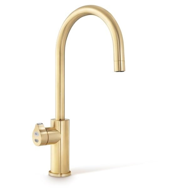 Zip Water Arc HydroTap Chilled Sparkling Drinking Faucet Brushed Gold
