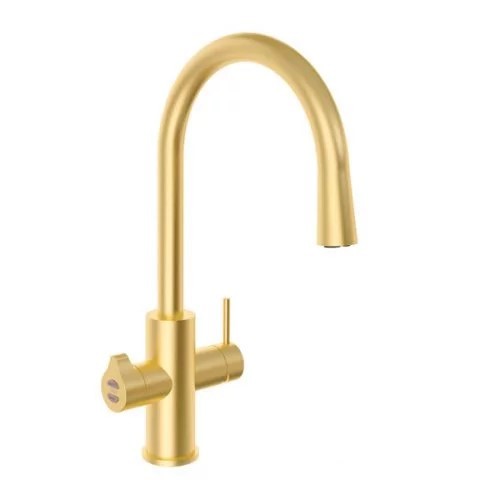 Zip Water Celsius All-In-One HydroTap Boiling Chilled Sparkling Drinking Faucet Brushed Gold