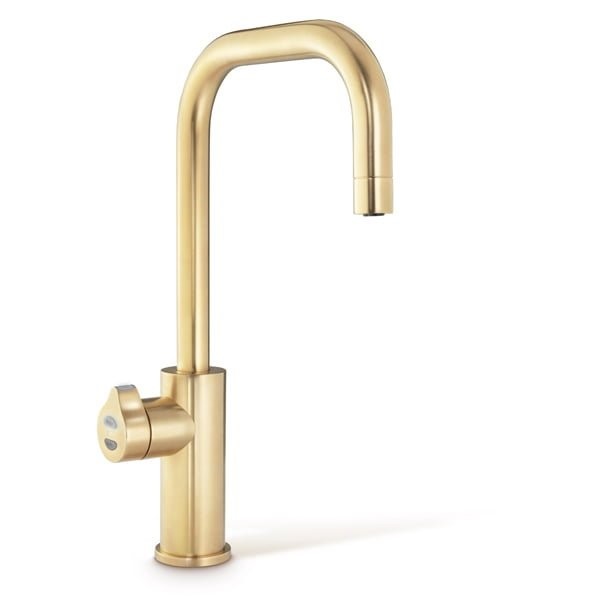Zip Water Cube HydroTap Chilled Sparkling Drinking Faucet Brushed Gold