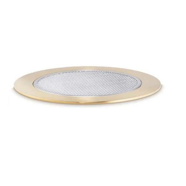 Zip Water Design Range Font Drip Tray - For All Systems Brushed Gold 
