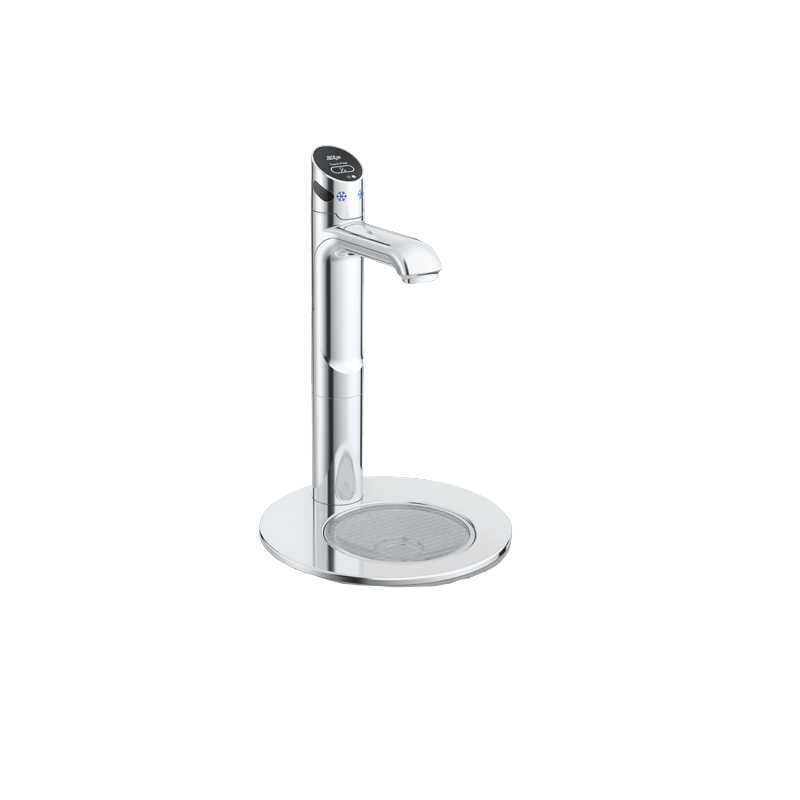 Zip Water Touch-Free Wave HydroTap Chilled Sparkling Drinking Faucet - Bright Chrome On Font